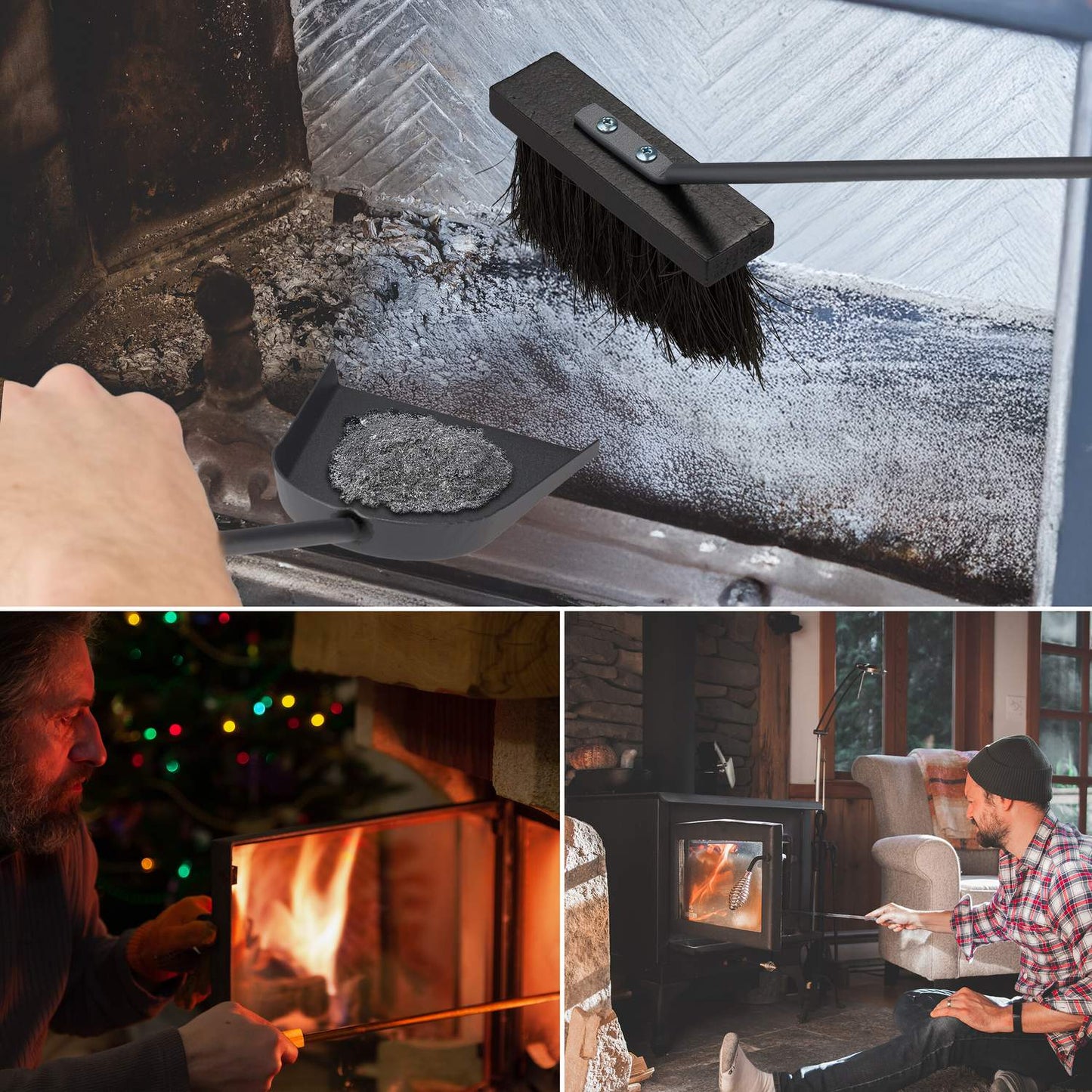4-piece stove set with stand