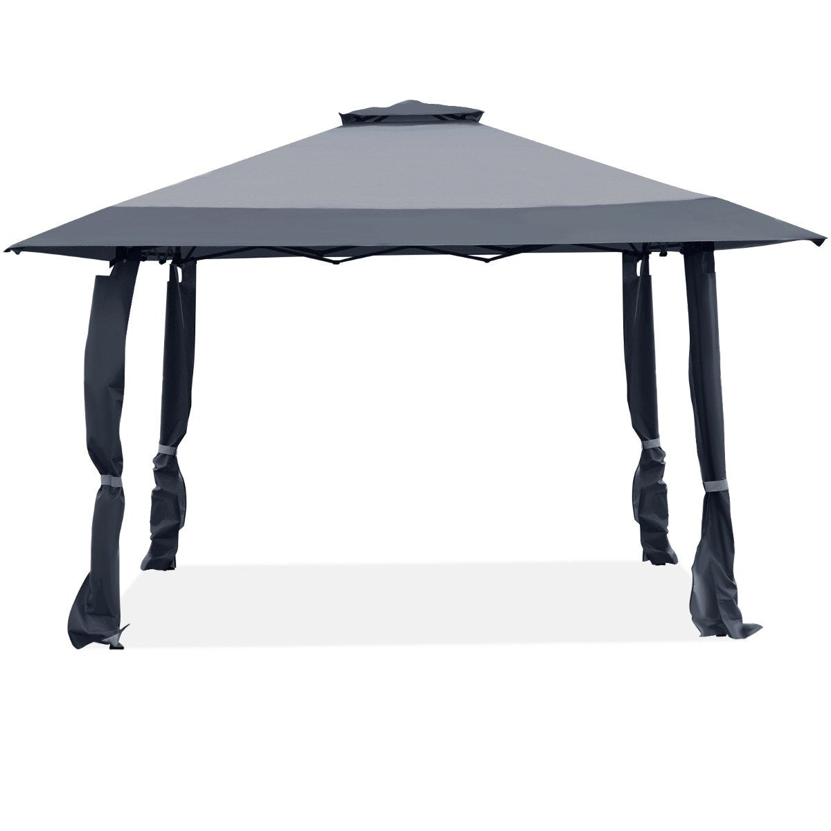 4x4m Event Canopy Tent, Double Roof, Adjustable Heights