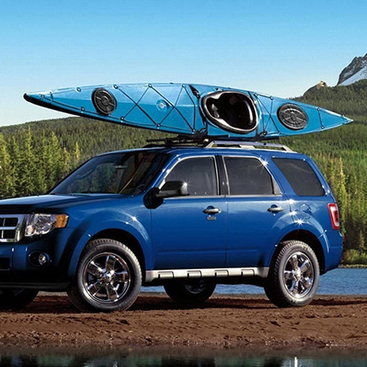 4 x kayak carrier boat holder universal for car roof racks including 4 all-purpose straps