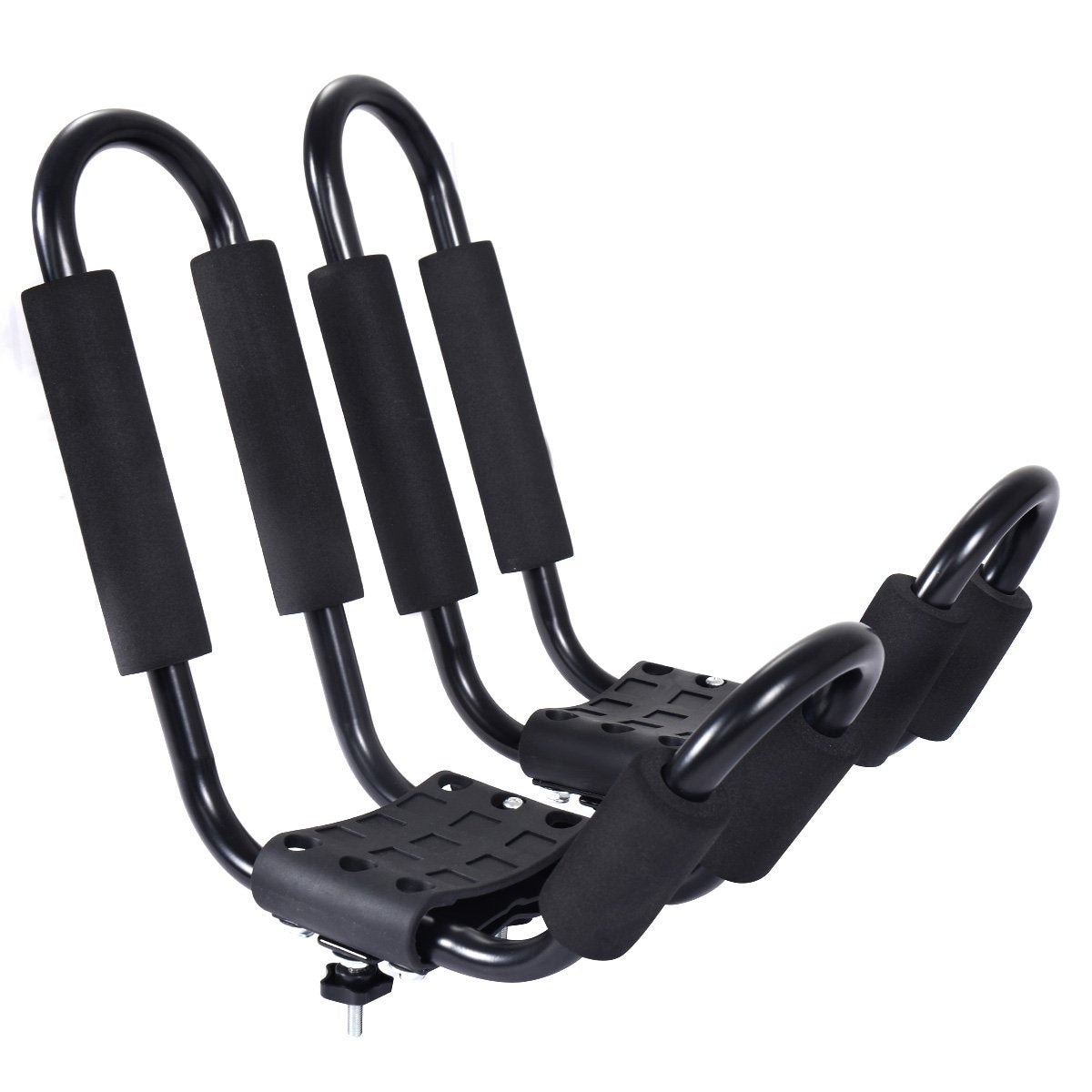 4 x kayak carrier boat holder universal for car roof racks including 4 all-purpose straps
