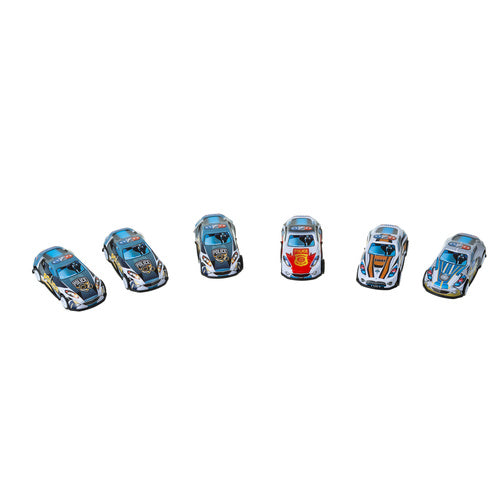 50 Pull-Back Toy Cars with Suitcase – No Batteries Needed