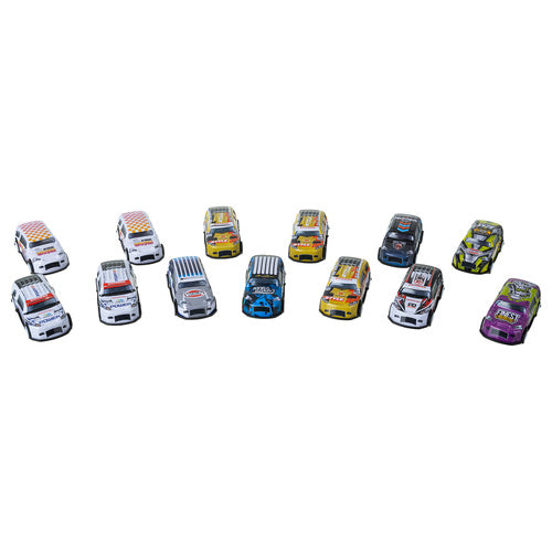 50 Pull-Back Toy Cars with Suitcase – No Batteries Needed