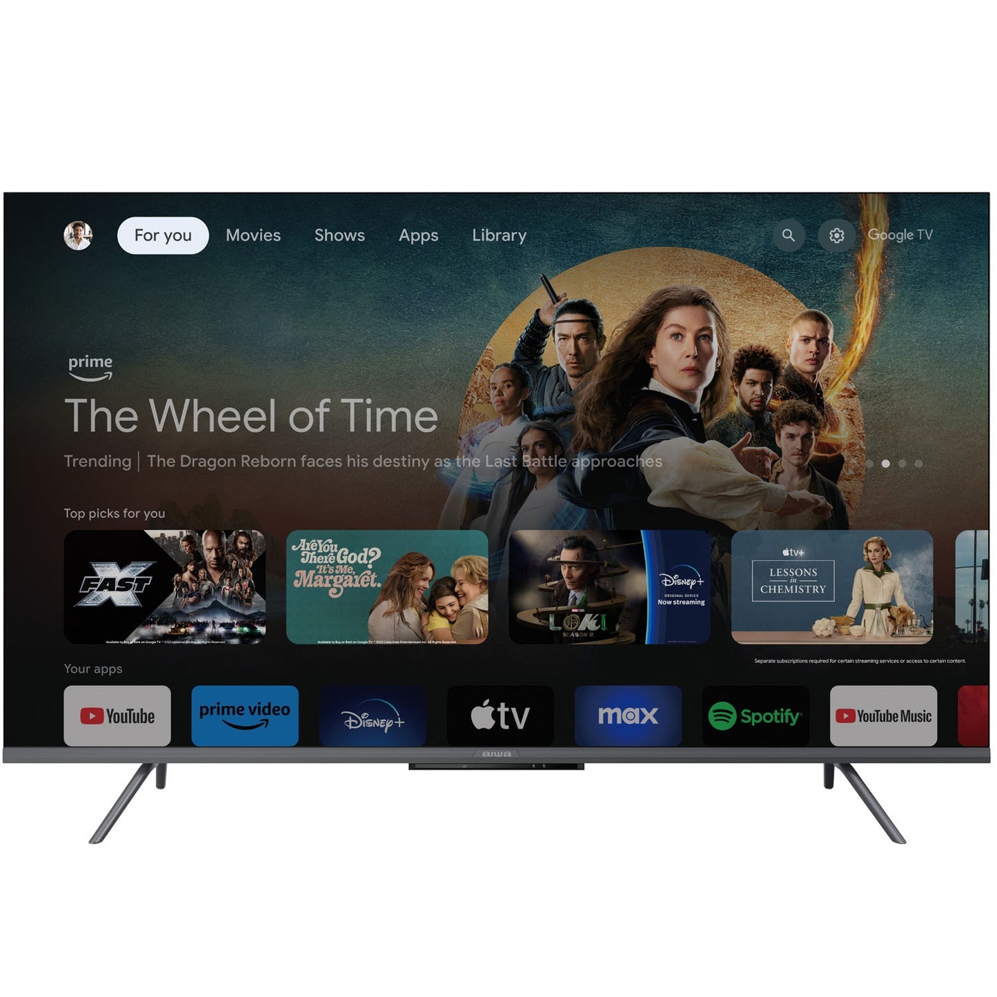 55"" 4K Ultra HD Google TV, Wi-Fi & Bluetooth