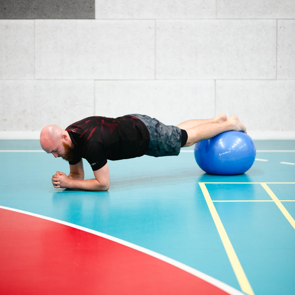 55cm Blue Gym Ball – Anti-Burst, Non-Slip