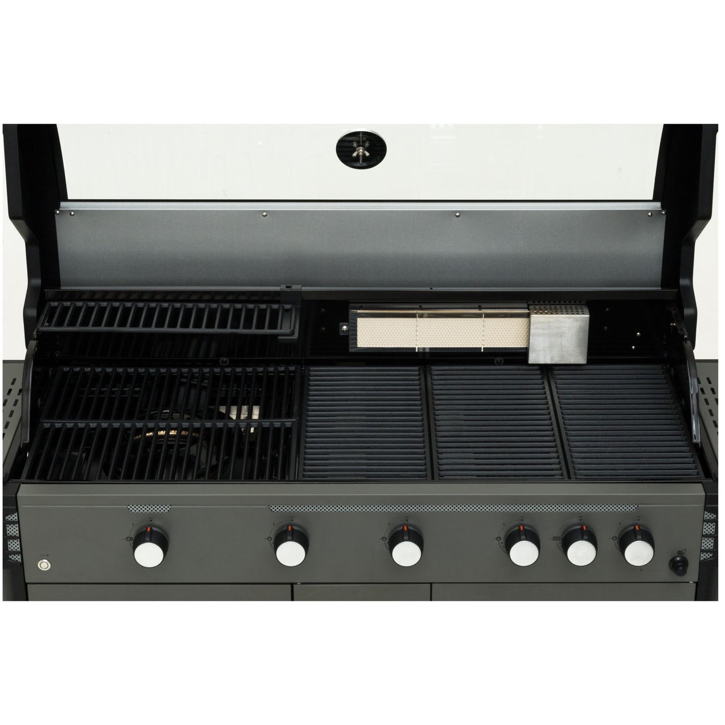 5-Burner Gas Grill with Side and Rear Burners