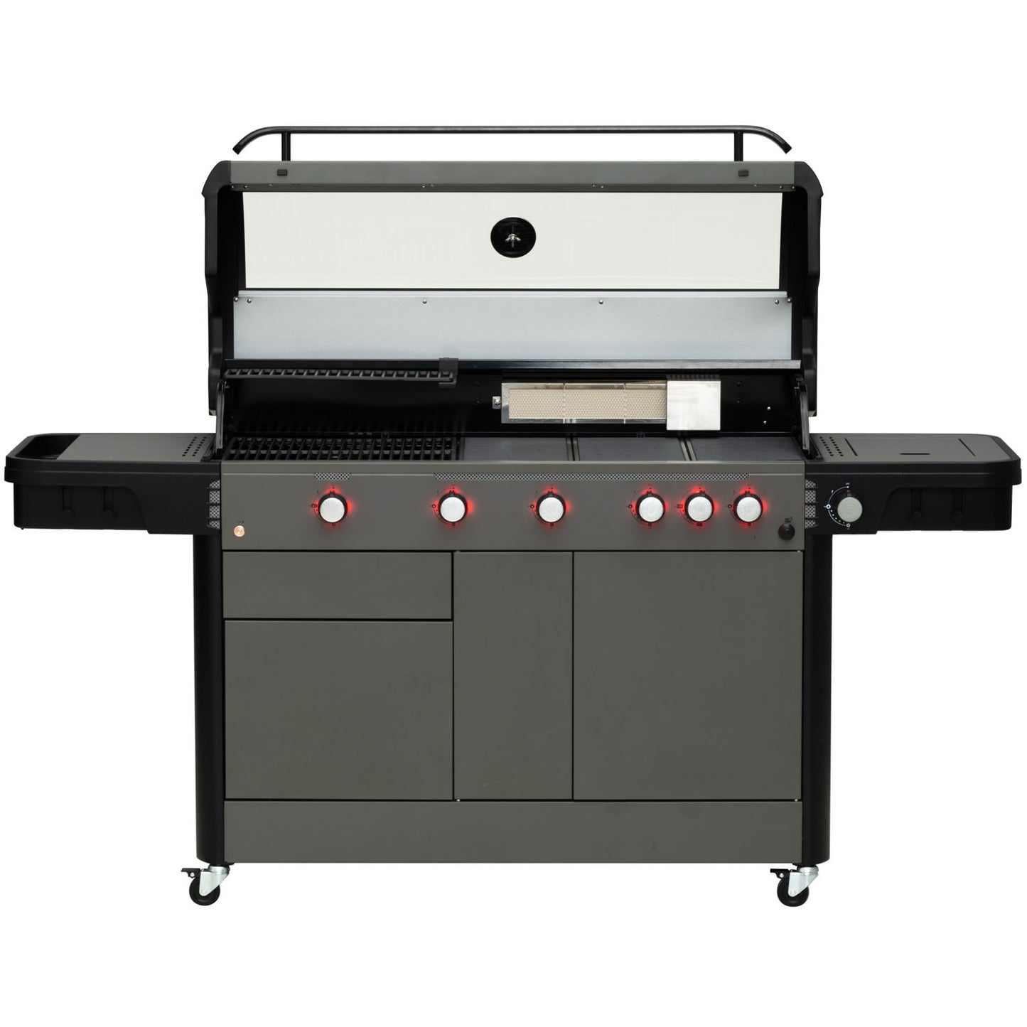 5-Burner Gas Grill with Side and Rear Burners