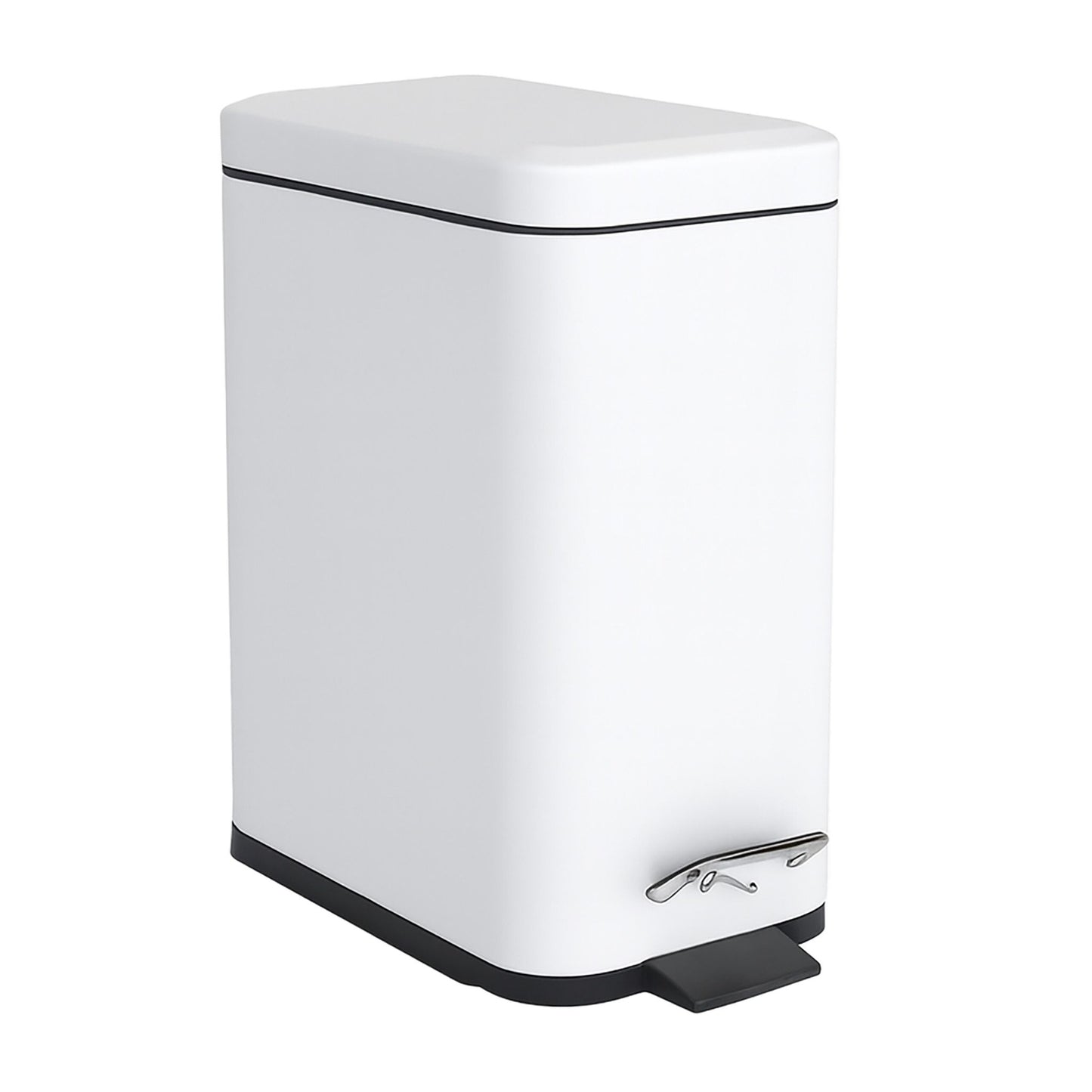 5L Bathroom Bin, Soft-Close, Foot Pedal