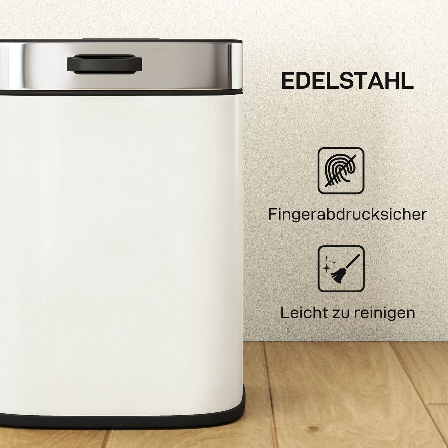5L Stainless Steel Trash Can, Freestanding or Hanging