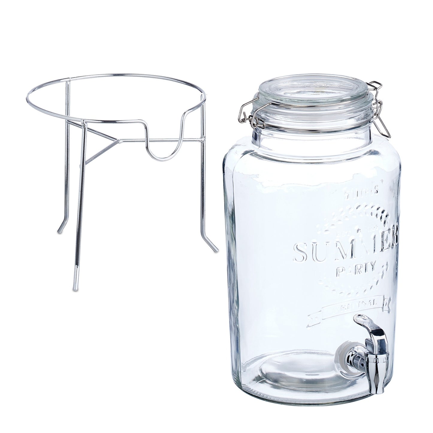 5 L beverage dispenser with stand