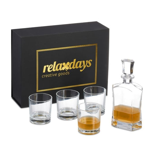 5-Piece Whisky Set Decanter & Glasses