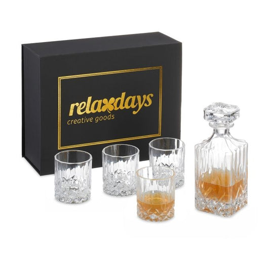 5-Piece Whisky Set Decanter & Glasses