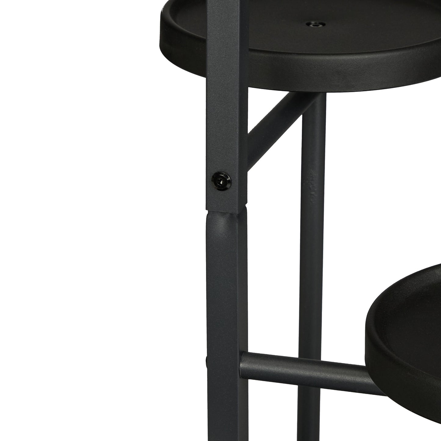 5-Tier Metal & Plastic Plant Stand