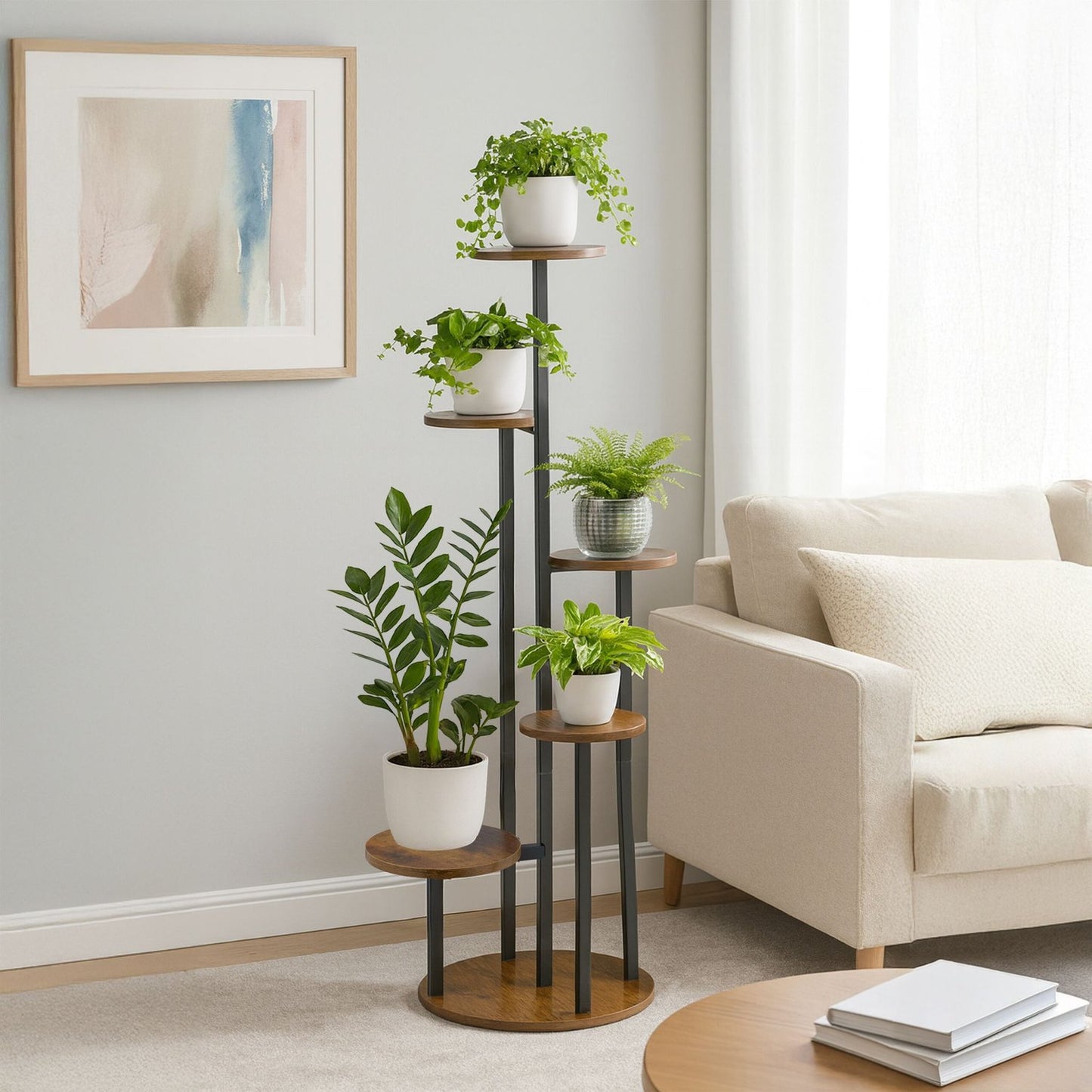 5-Tier Plant Stand – Space-Saving Display Shelves