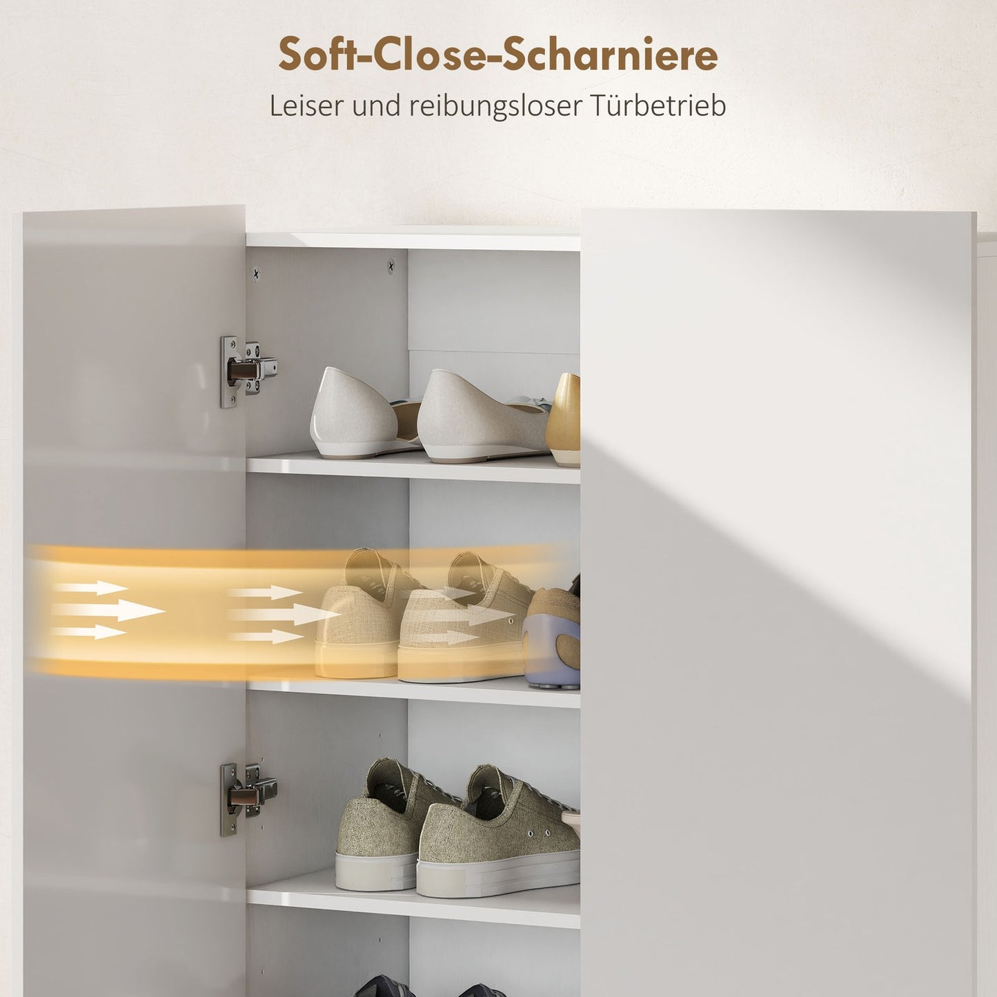 5-Tier Shoe Cabinet, Adjustable Shelves, Holds 20 Pairs