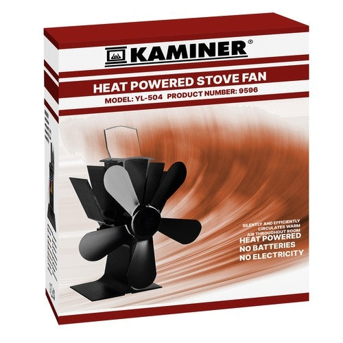 5-blade fireplace fan