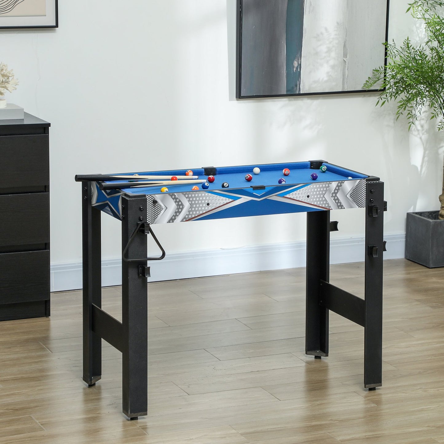 5-in-1 Game Table: Billiards, Table Tennis, Hockey, Basketball, Archery