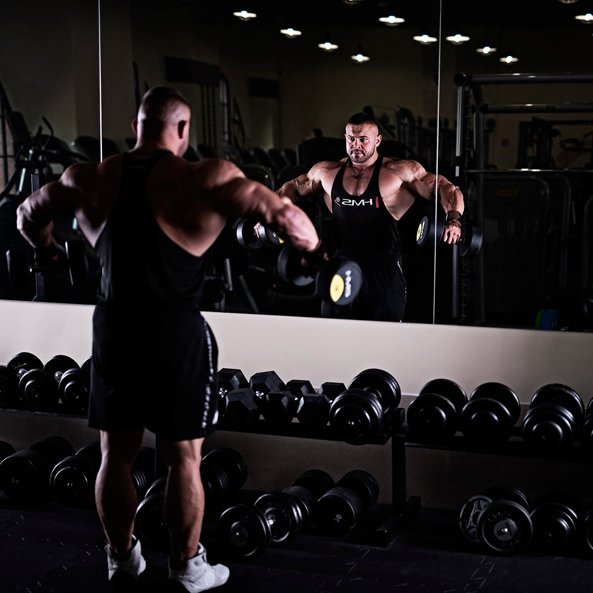 5 kg Rubber Dumbbell – Home Gym Equipment