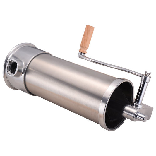 5 kg stainless steel sausage filler sausage machine sausage filling machine incl. 6 filling tubes