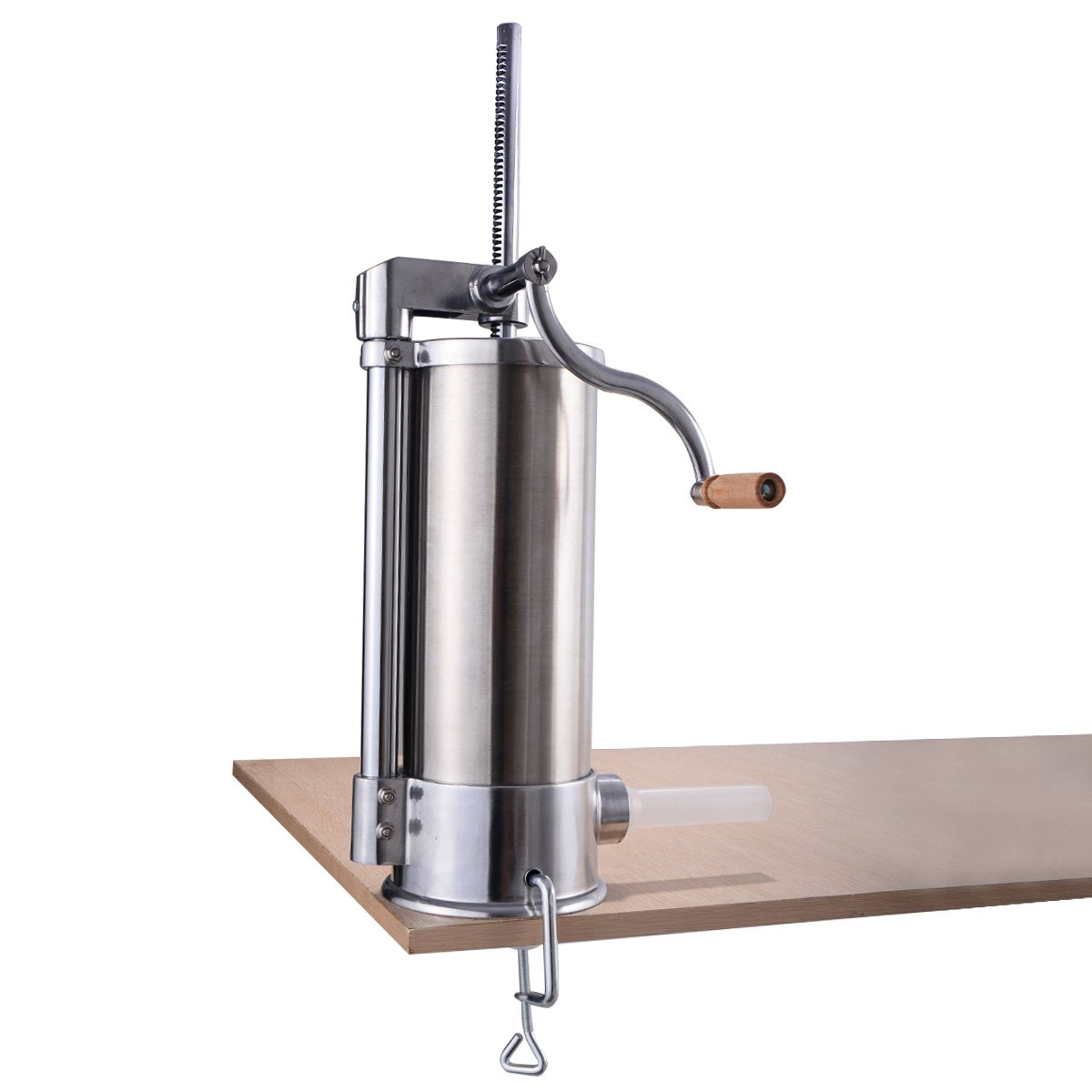 5 kg stainless steel sausage filler sausage machine sausage filling machine incl. 6 filling tubes