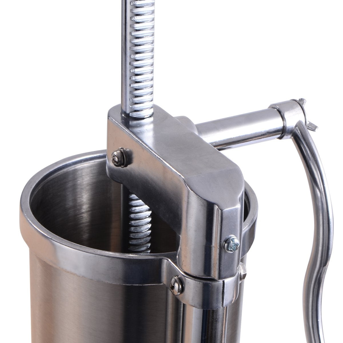 5 kg stainless steel sausage filler sausage machine sausage filling machine incl. 6 filling tubes