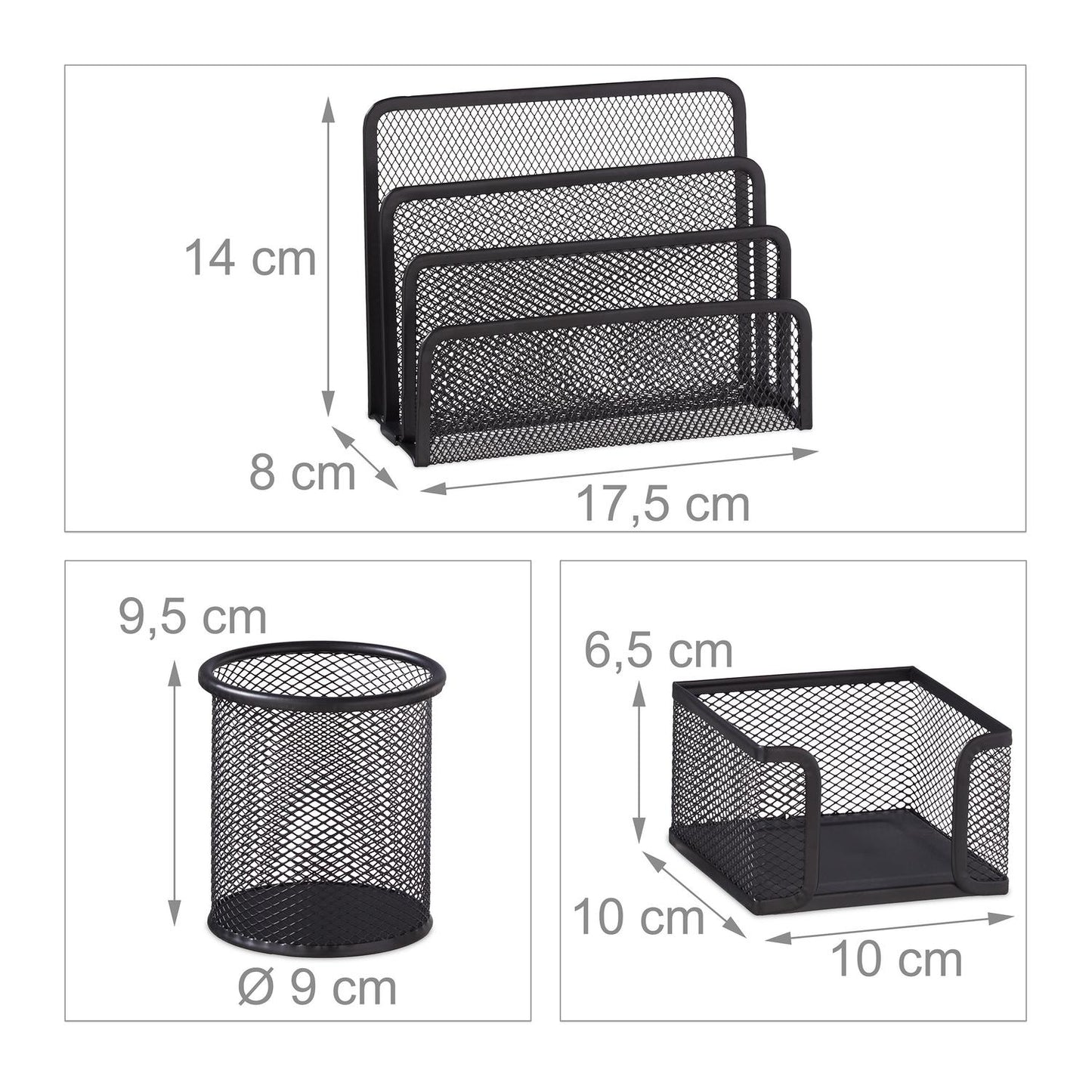 5-piece desk organizer set