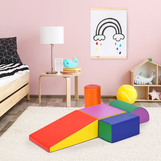 5-piece foam building blocks for toddlers, giant building blocks, soft building blocks, foam, colorful