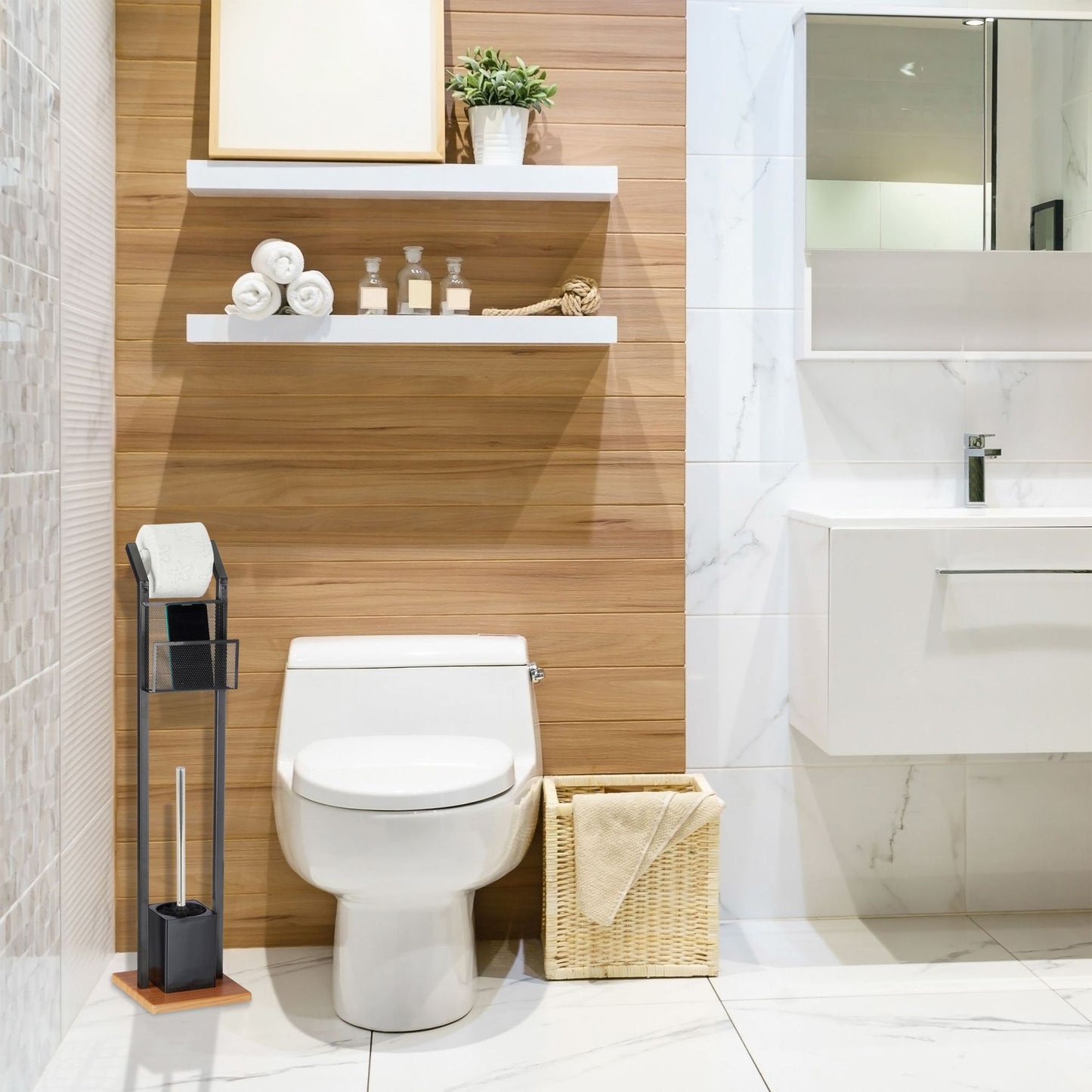 5 replacement toilet brushes