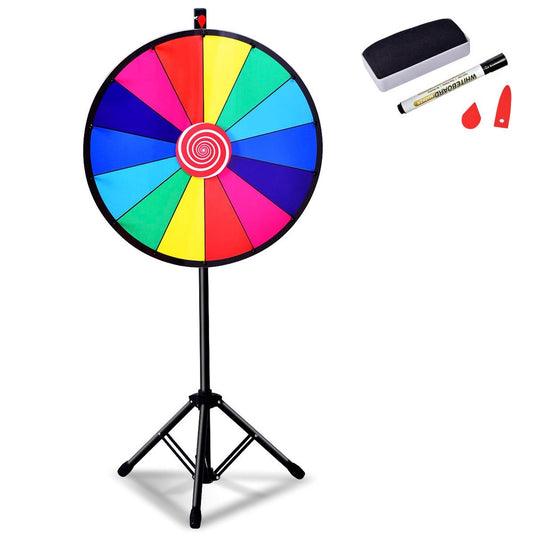 φ 60cm Wheel of Fortune Toy Color Wheel Games for Lottery Games Word Games 24"