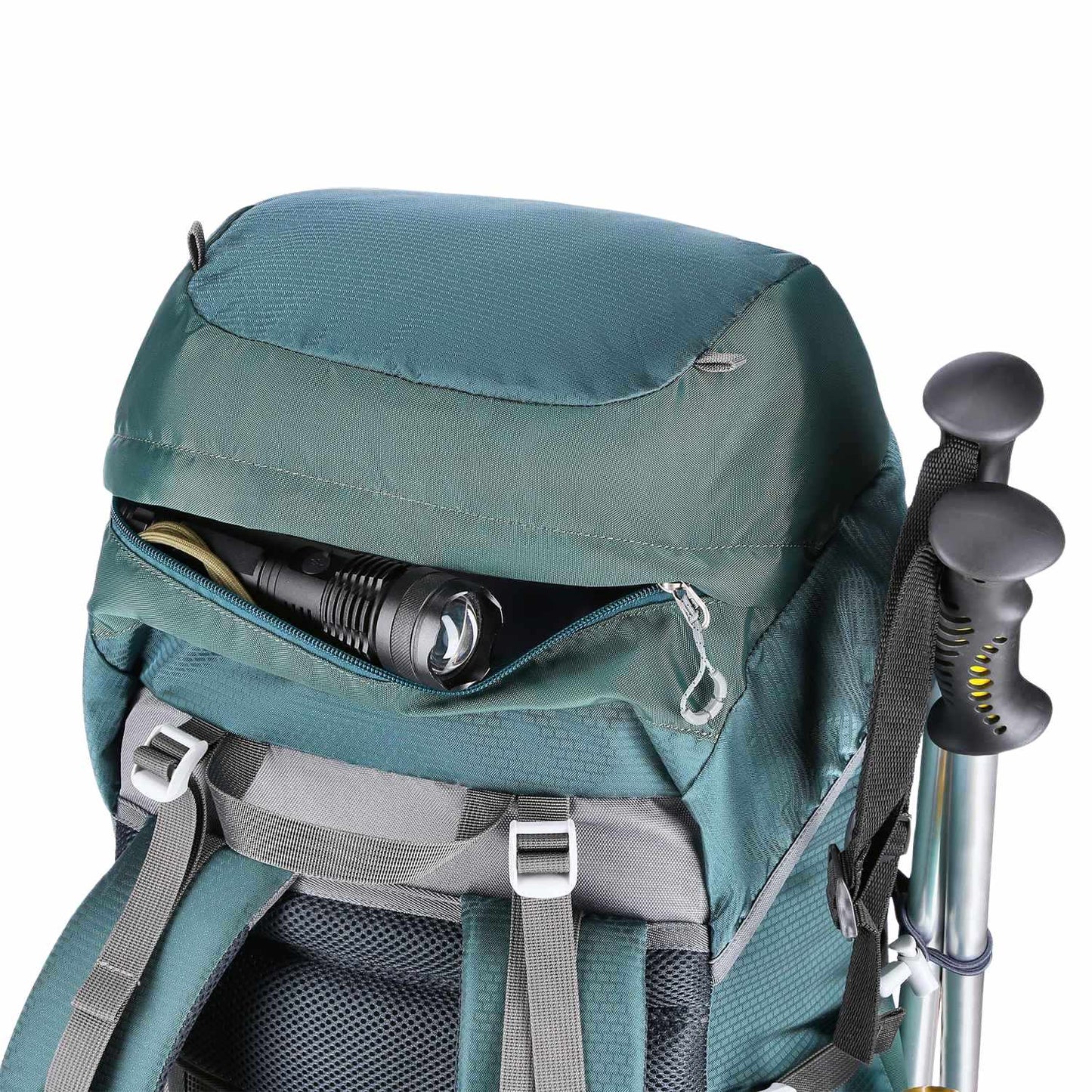 65L Green Tourist Backpack – Lightweight, Durable