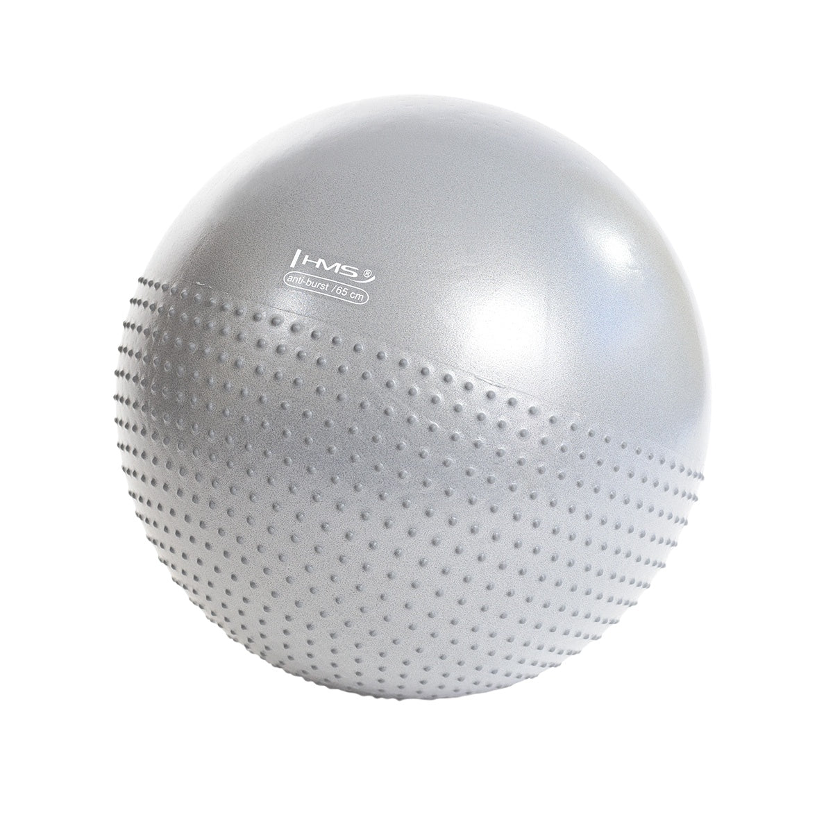 65cm Light Gray Gym Ball for Exercise & Yoga