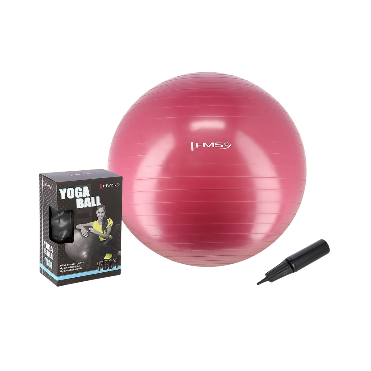 65cm Plum Exercise Ball for Yoga & Fitness