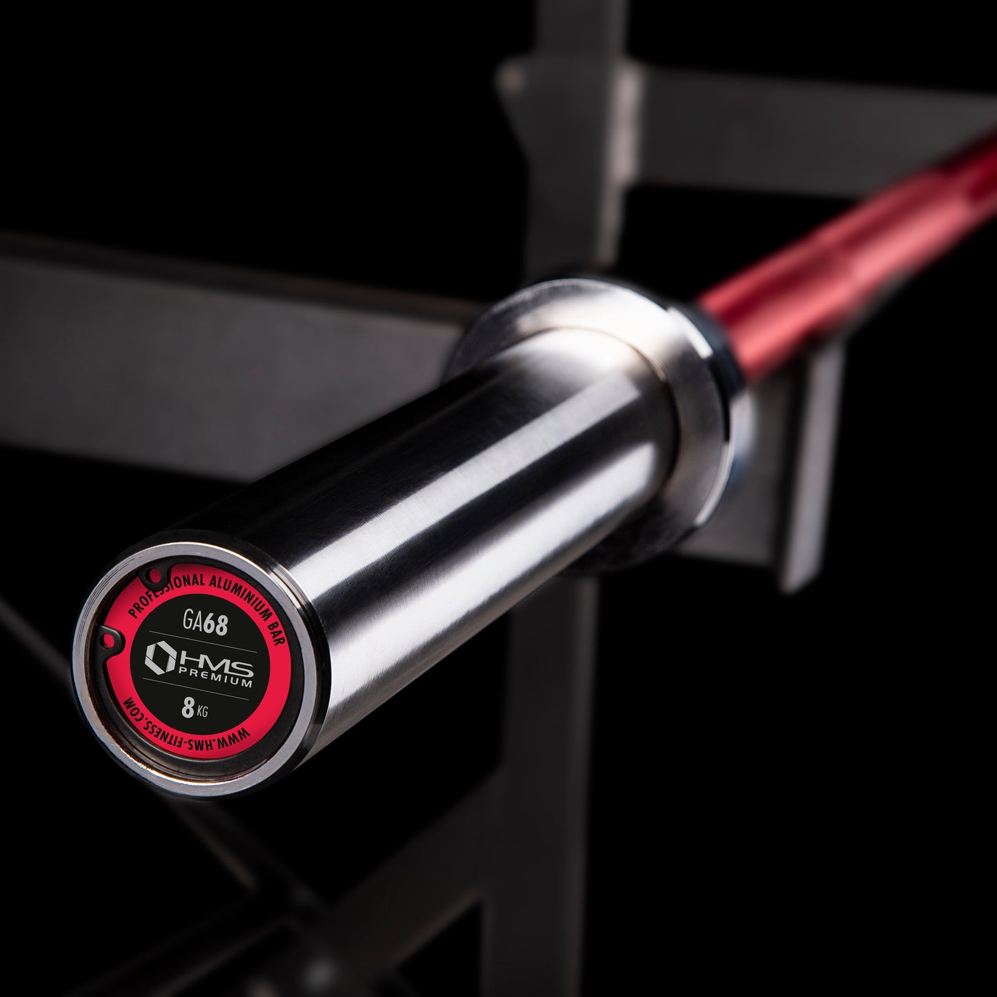 68KG Aluminium Bar, Red – Heavy Duty Fitness Equipment