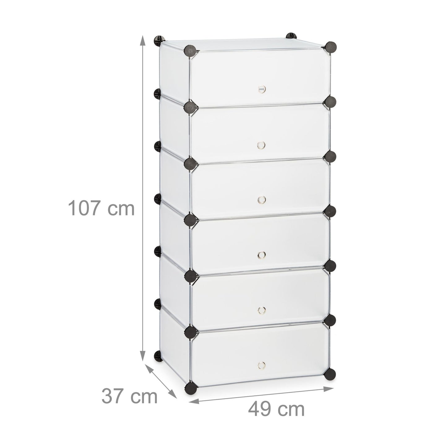 6 Compartment Shoe Cabinet
