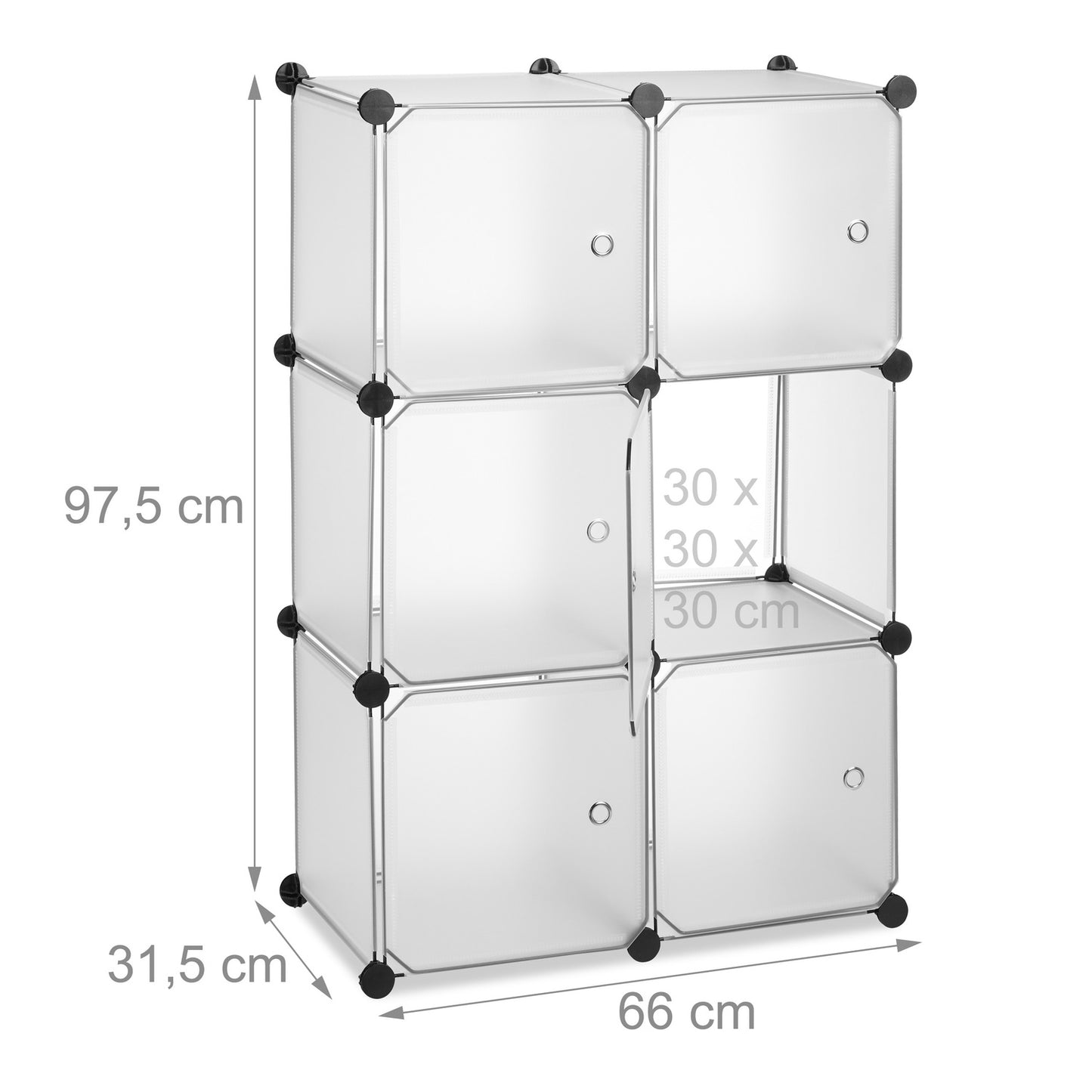 6-Door Shelving System