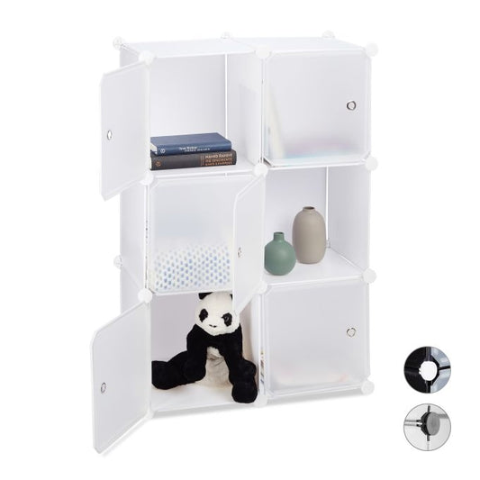6-door shelving system
