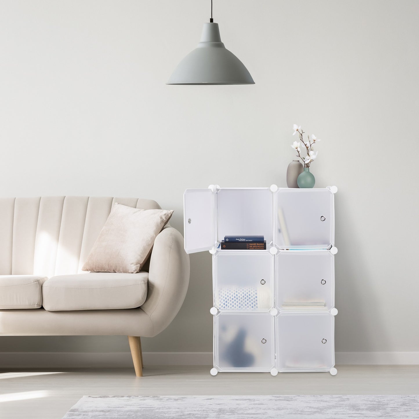 6-door shelving system