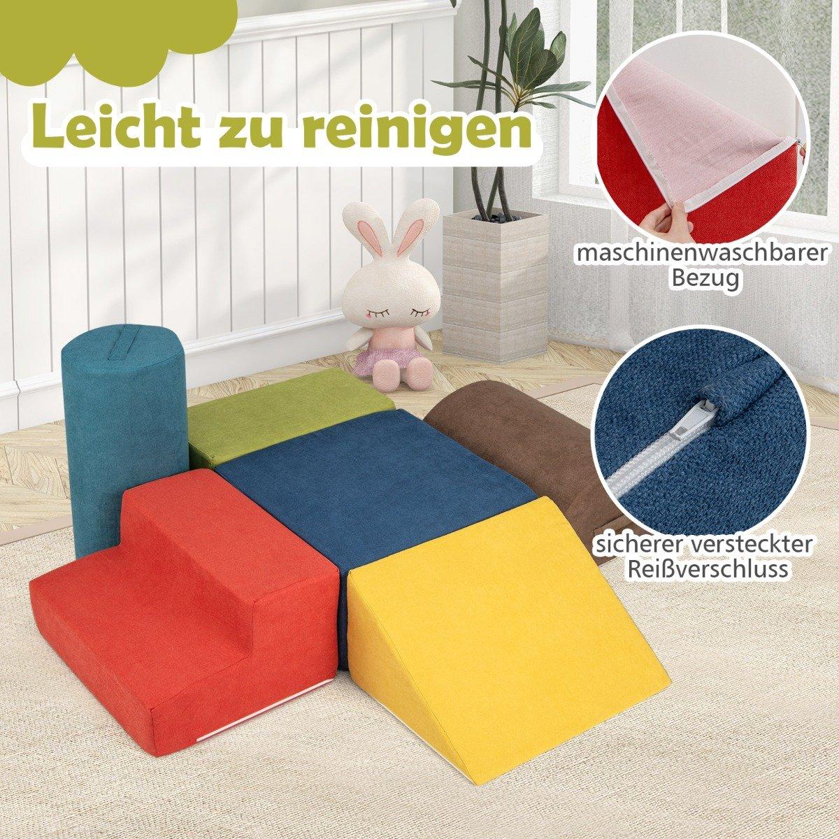 6 PCS. Soft building blocks for climbing and crawling Foam building blocks Giant building blocks Colorful