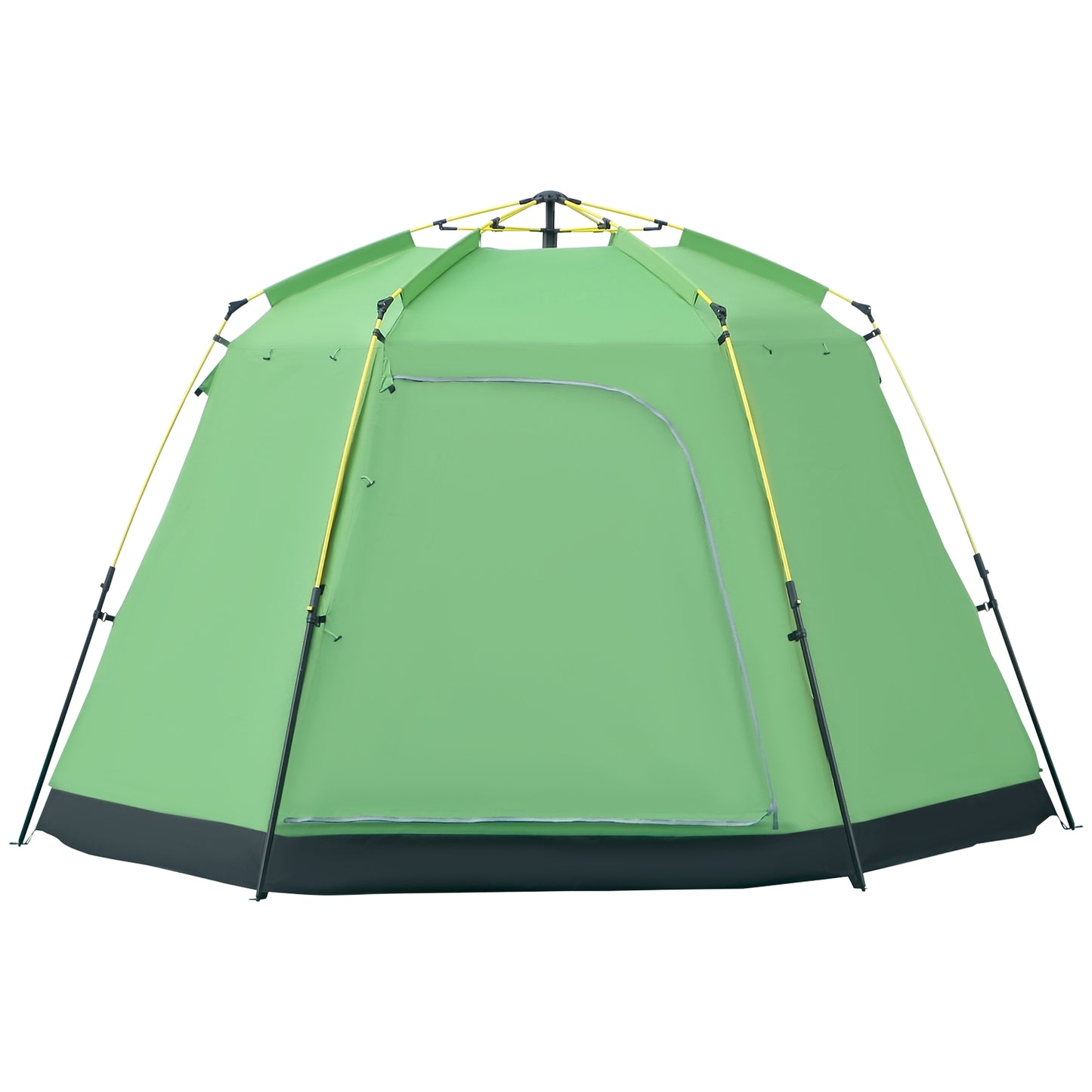 6-person family dome camping tent, waterproof, easy installation