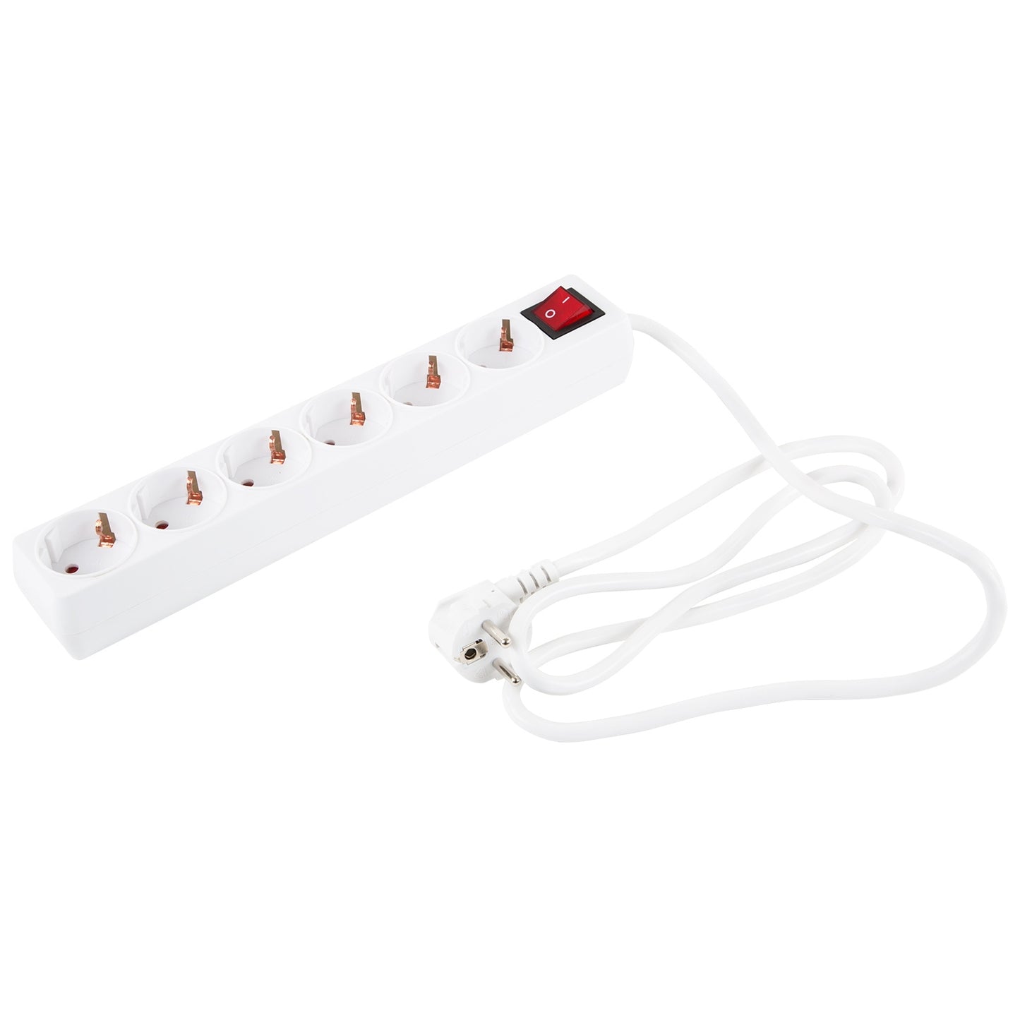 6-way junction box with switch