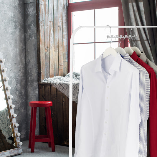 6x Set Vertical Clothes Hangers