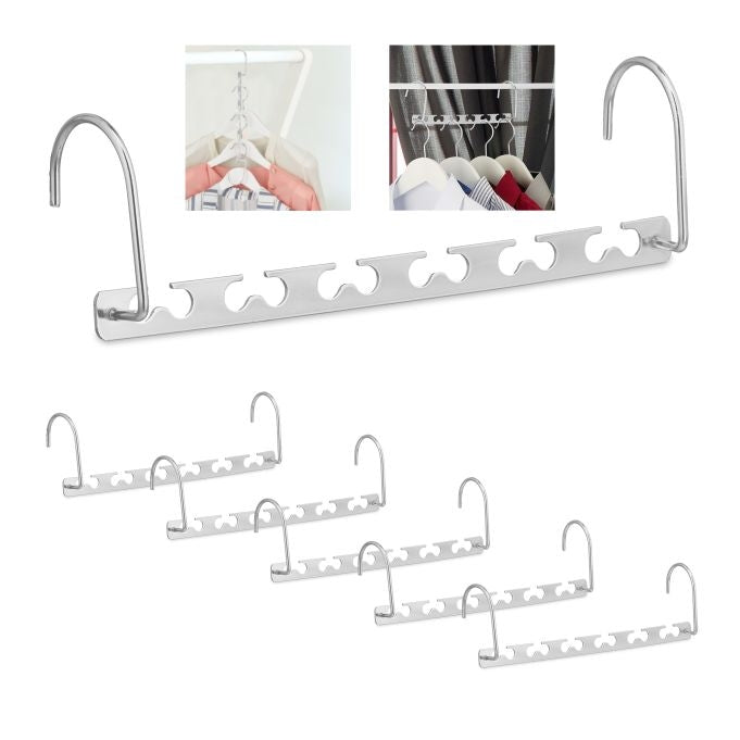 6x Set Vertical Clothes Hangers