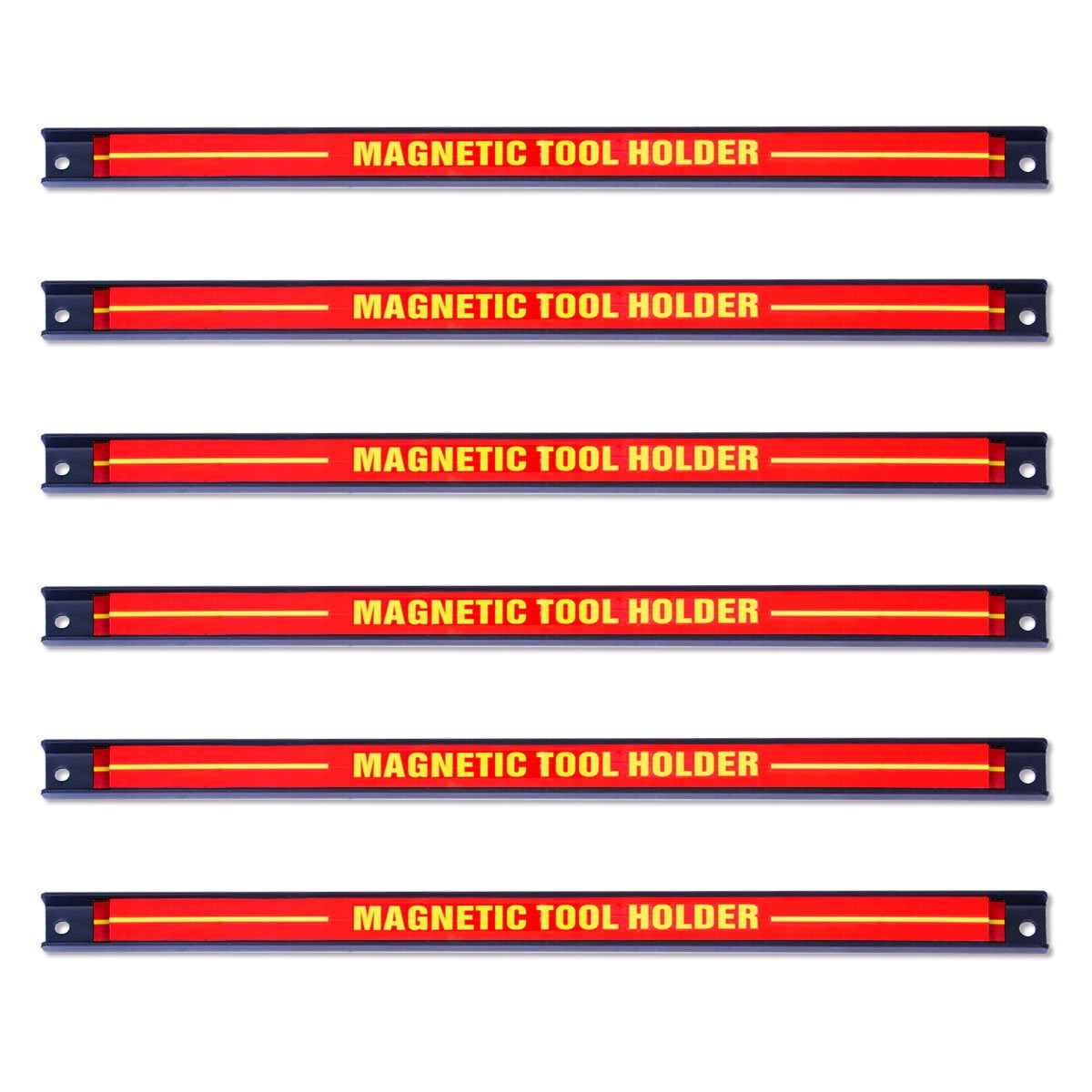6 x magnetic tool holder wall magnetic strip set magnetic strip 46 cm