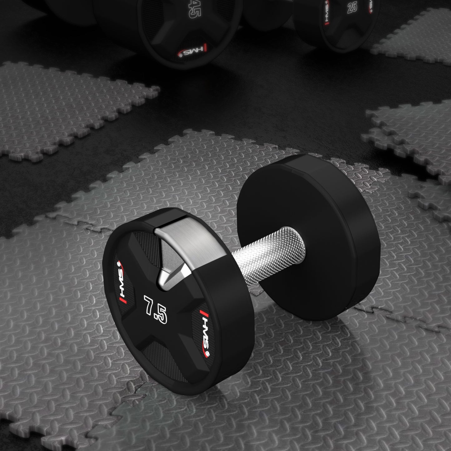7.5 KG Polyurethane Dumbbell for Strength Training