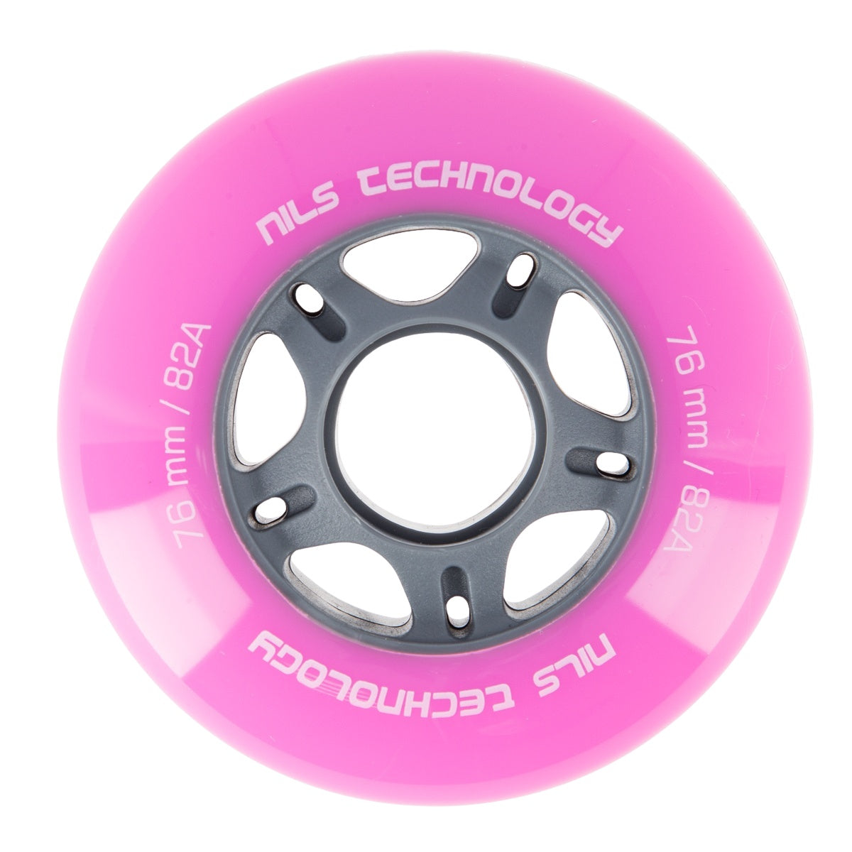 76x24 82A Pink Skateboard Wheels, Set of 4