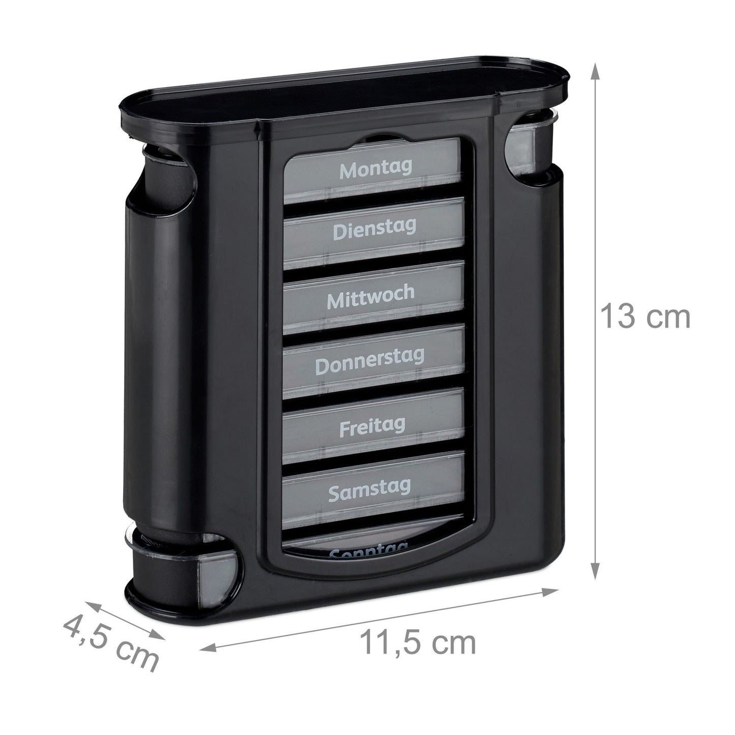 7-Day Pill Box with 4 Compartments Each