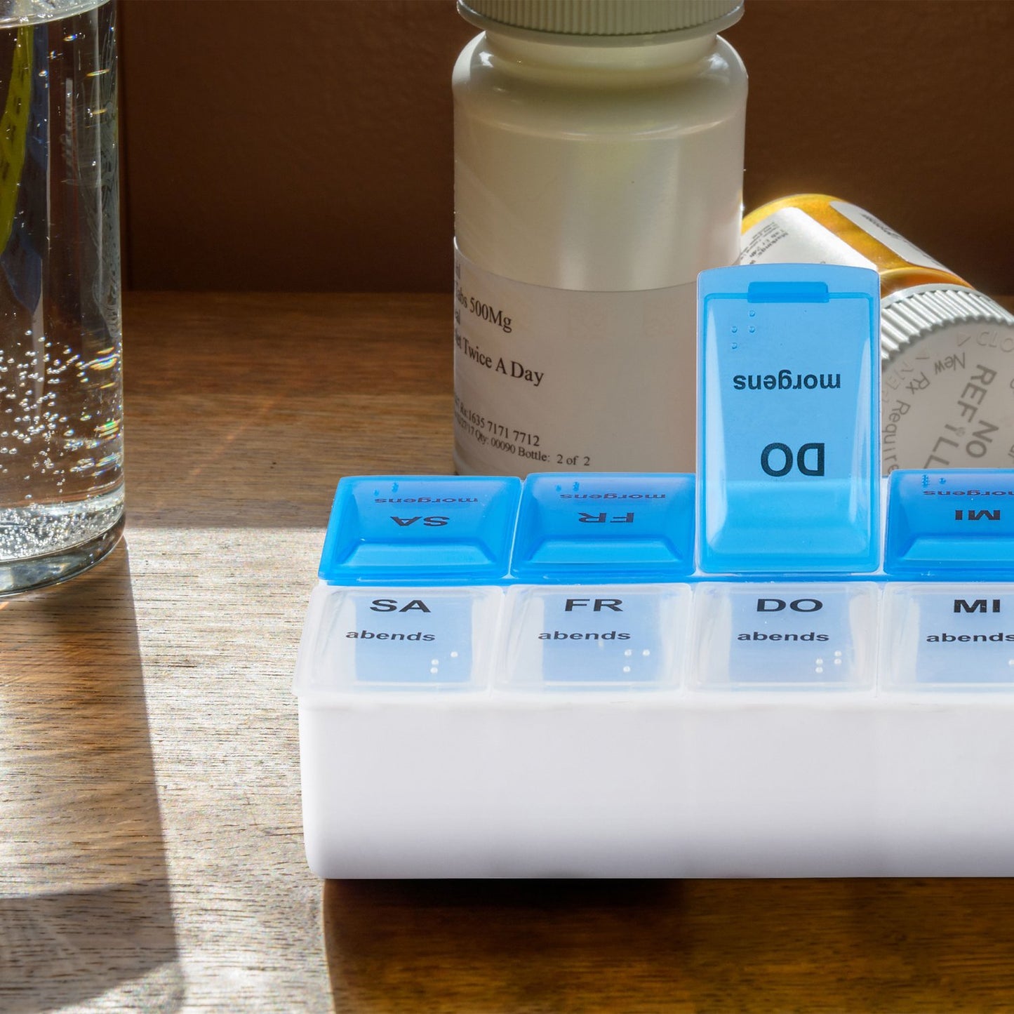 7-Day Pill Organiser with 2 Compartments