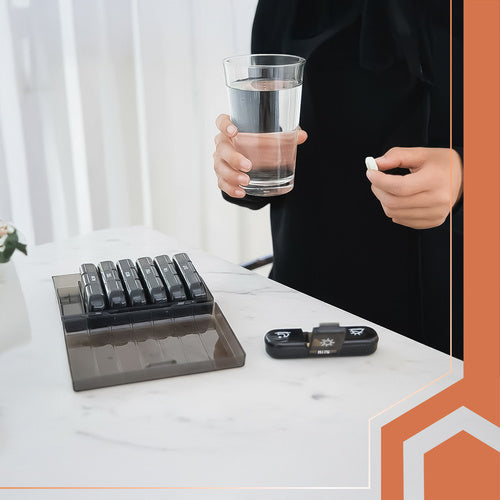 7-Day Pill Organizer with 3 Daily Compartments