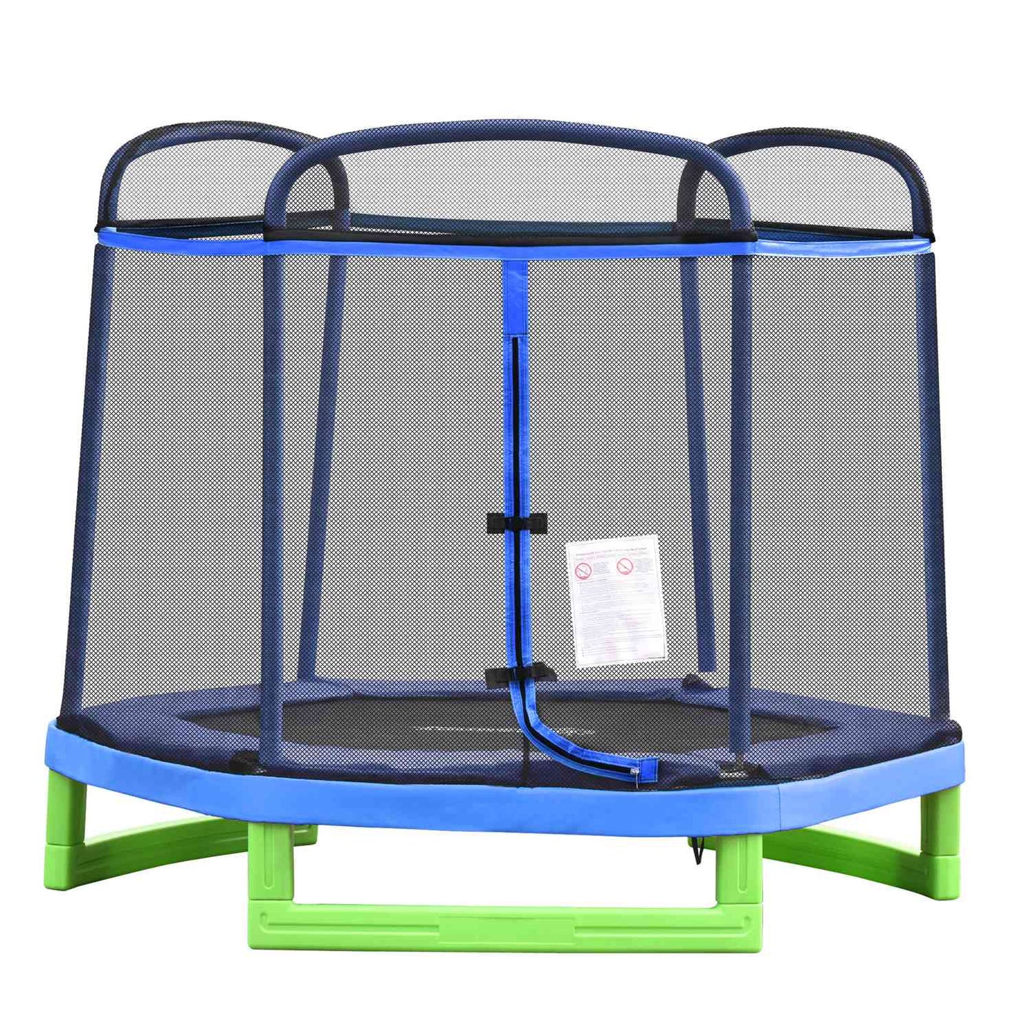 Children's 7ft Trampoline with Safety Net - Indoor/Outdoor Use