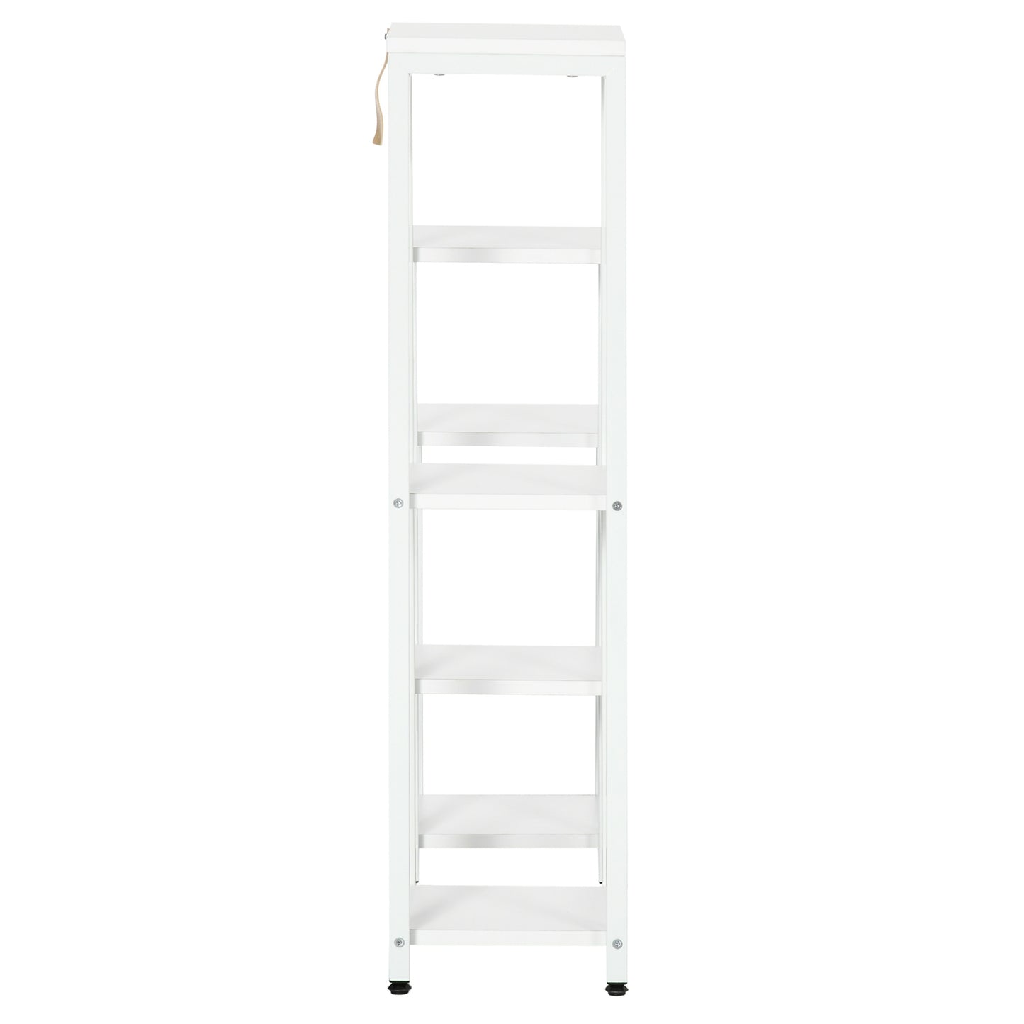 7-Tier Plant Stand, Indoor/Outdoor, White Steel, 65x23x94.5cm