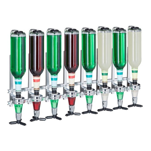 8-Bottle Wall-Mount Bar Butler
